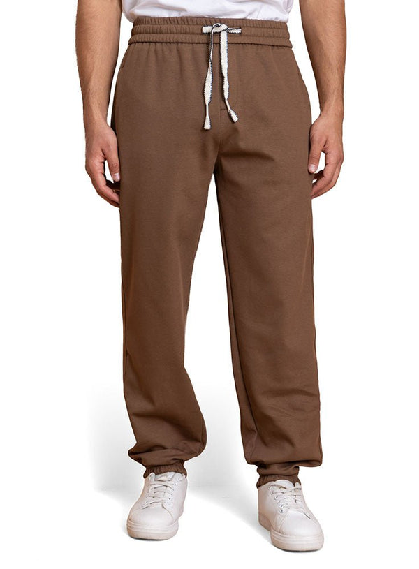 Brown Elastic - Winter Wide Leg - Khotwh